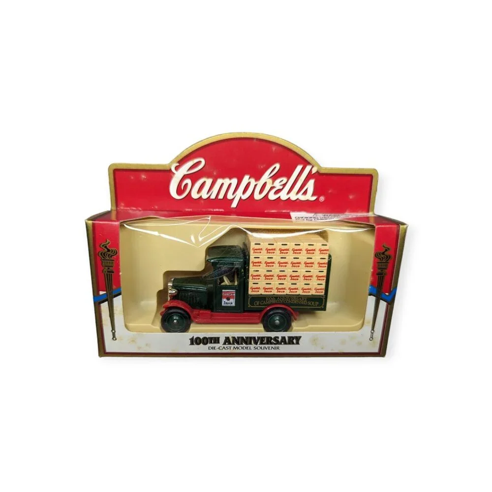 Vintage Lledo Campbell's Soup Delivery Die Cast 100th Anniversary Truck